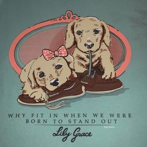 Mint colored Lily Grace Long Sleeve Tee